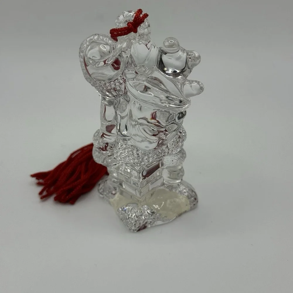 MARQUIS WATERFORD CRYSTAL CHRISTMAS ORNAMENT AMERICAN SANTA 1st in Series No box